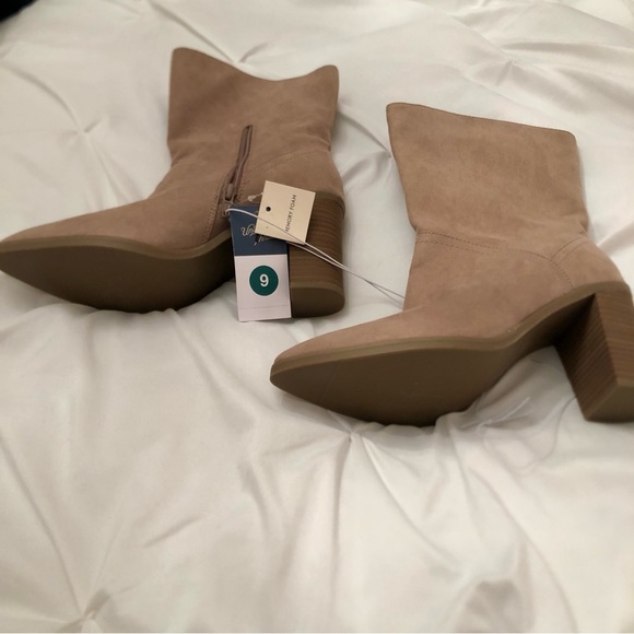 NWT Universal Thread Mid-Calf Taupe “Elaine” Boot - Picture 2 of 11